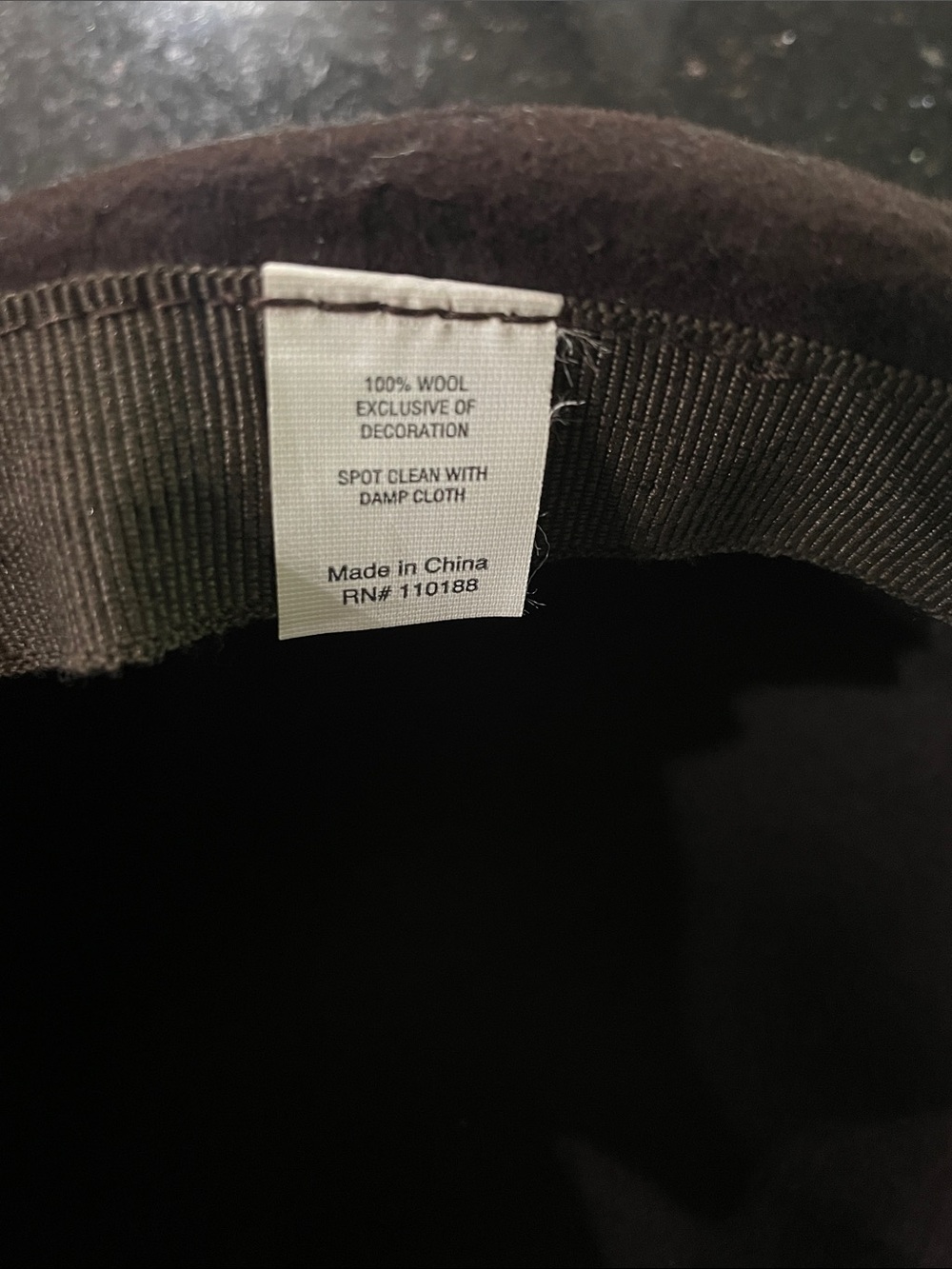 Chocolate Brown 100% Wool Baker Boy Newsboy Hat One Size - Picture 7 of 7
